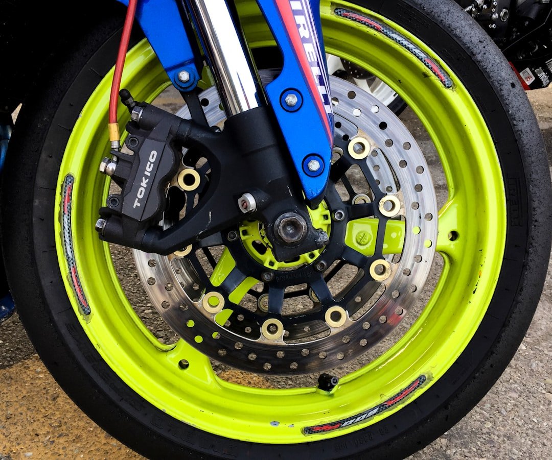 yellow and black wheel